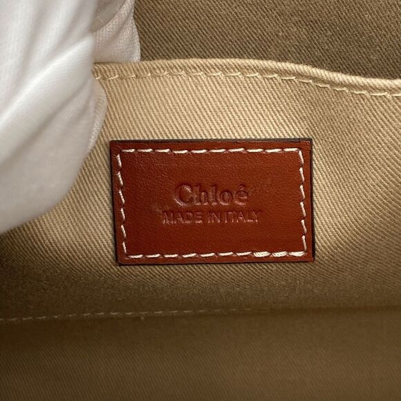 Chloe Small Woody Canvas Tote Bag - Picture 9 of 13